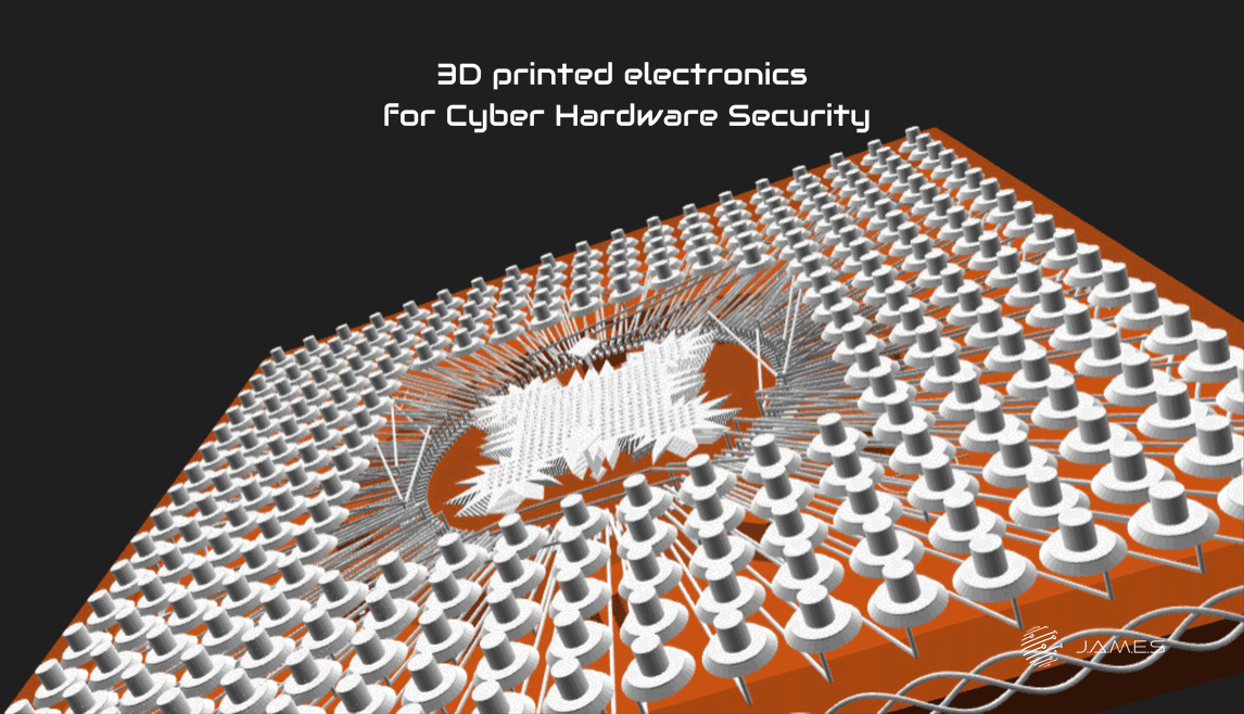 3D Printing Electronics For IT-Security Applications