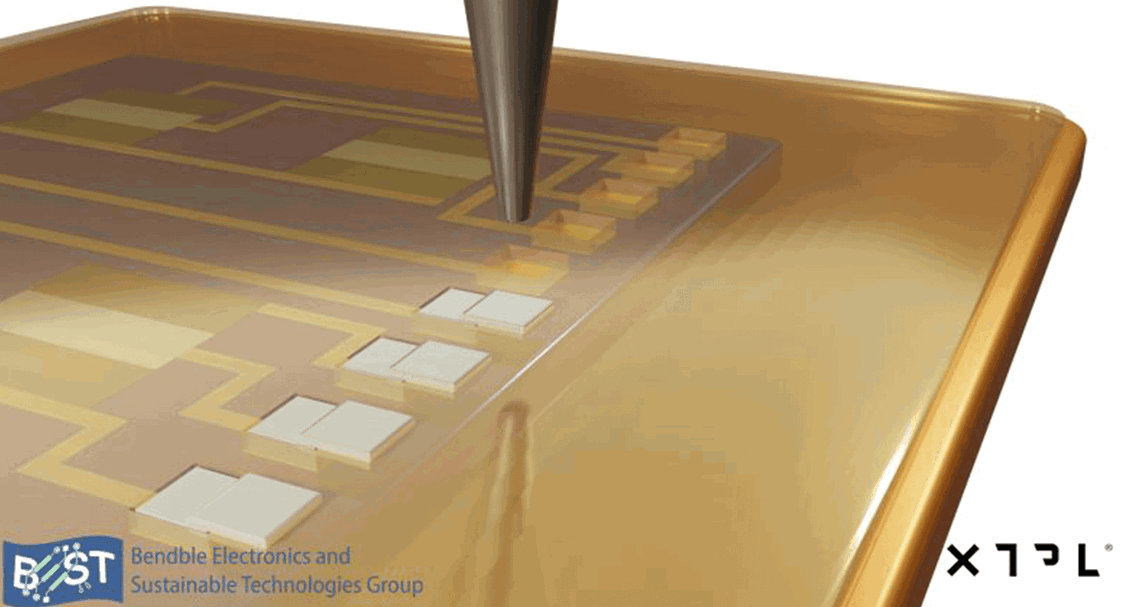 Advancing Flexible Hybrid Electronics Through High-Resolution Printing