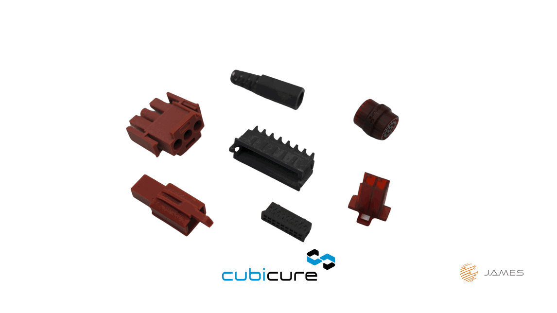 Showcasing Cubicure's 3D Printed Connectors In AME