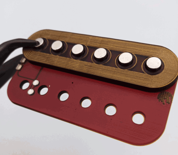Historic E-guitar: Idea Pickup AMEfication