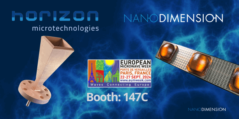 Nano Dimension And Horizon Microtechnologies: Next-Level Innovations At European Microwave Week In Paris